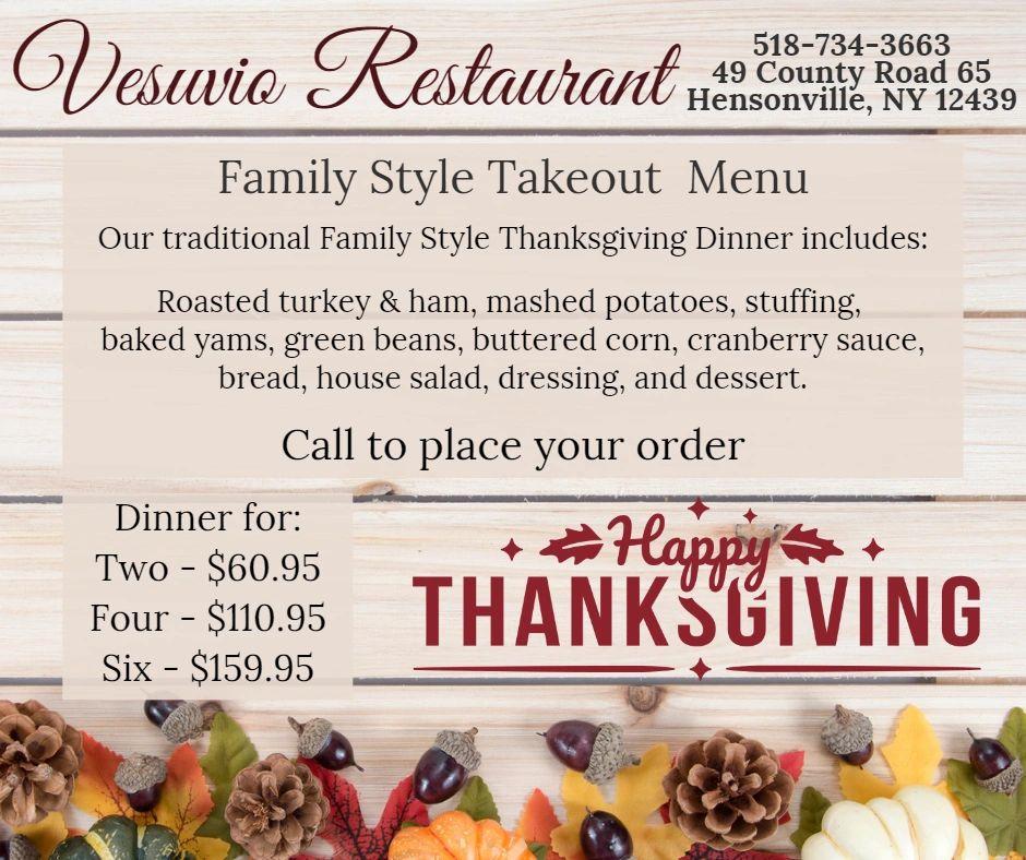 Vesuvio Restaurant Menu image 2