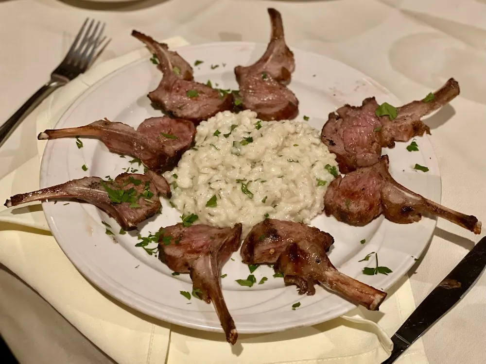Rack of Lamb with Risotto